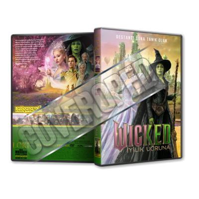 Wicked İyilik Uğruna - Wicked For Good - 2025 Türkçe Dvd Cover Tasarımı